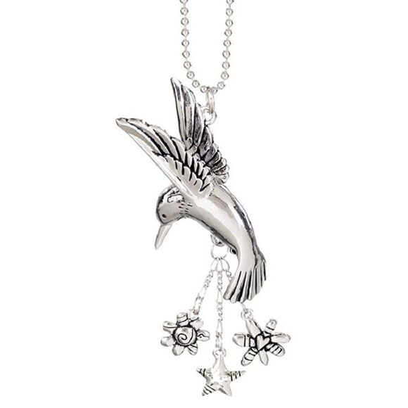 Ganz Hummingbird Car Charm Ornament with Dangles - Picture 1 of 2